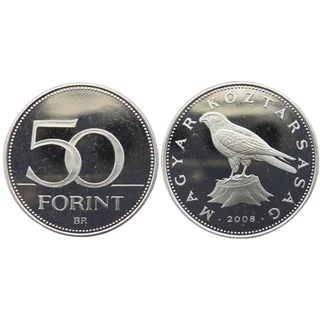 2008 50 forint PP érme - Mindössze 7000 darabos proof kiadás