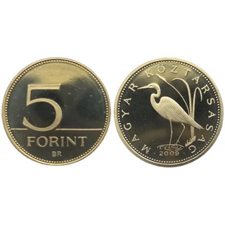 2009 5 forint PP érme - Mindössze 7000 darabos proof kiadás