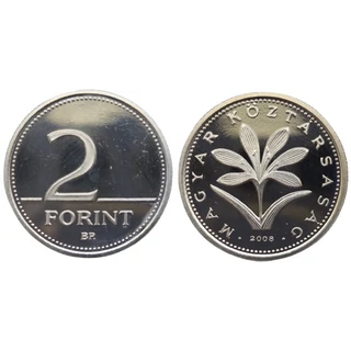 2008 2 forint PP érme - Mindössze 7000 darabos proof kiadás