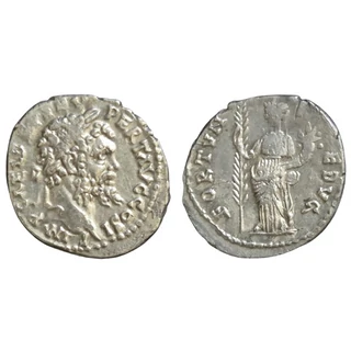 Septimius Severus Denarius, római ezüst érme – Kr.u. 193-211, RIC 355var