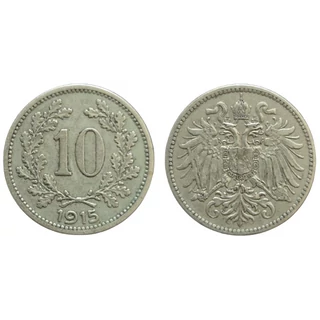 1915 10 Heller érme– Osztrák–Magyar Monarchia
