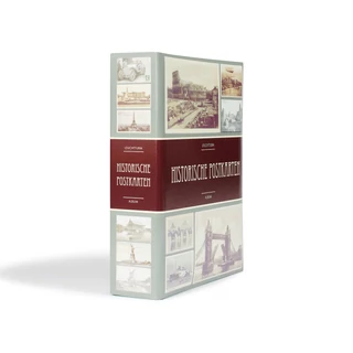 Leuchtturm album 200 történelmi képeslap tárolására, 50 beépített átlátszó lappal