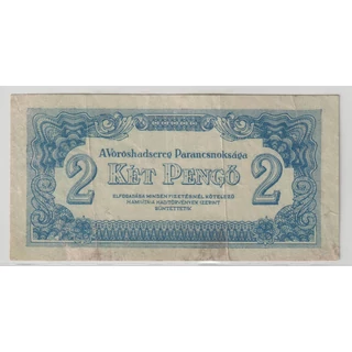 1944 2 Pengő bankjegy - Vörös hadsereg kiadás
