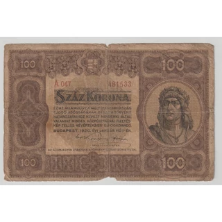 1920 100 Korona Államjegy