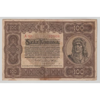 1920 100 Korona Államjegy