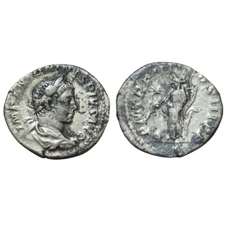 Elagabalus Denarius, római ezüst érme – Kr.u. 220-221, RIC 42