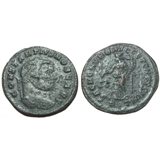 Constantius I. Follis, római bronz érme – Kr.u. 303-305, RIC 112a