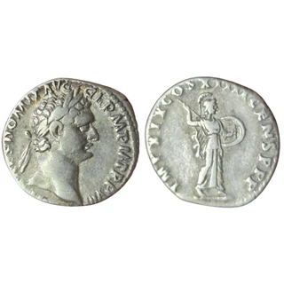 Domitianus Denarius, római ezüst érme – Kr.u. 89, RIC 667