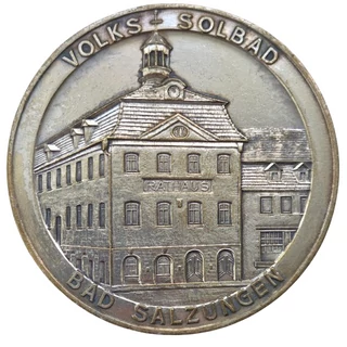 Bad Salzungen 1200 éves jubileumi emlékérem díszdobozban – Volks-Solbad, 775–1975