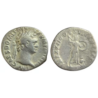 Domitianus Denarius, római ezüst érme – Kr.u. 92, RIC 730