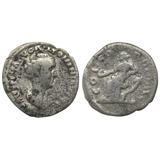 Faustina II Denarius, római ezüst érme – Kr.u. 147-150, RIC 502a