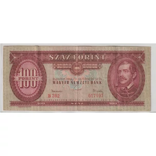 1962 100 forint bankjegy Numizmatika-bankjegyek