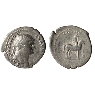 Domitianus denarius római ezüst érme – PEGASUS– Kr.u. 76, RIC II 921