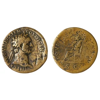 Domitianus Sestertius, római bronz érme – Kr.u. 92-94, RIC 751