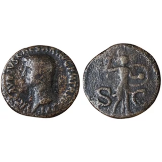 Claudius As, római bronz érme – RIC 100