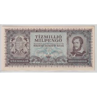 1946 10 millió Milpengő bankjegy