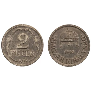 1944 2 fillér érme