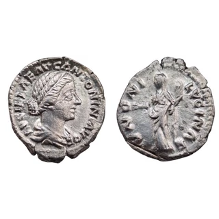 Lucilla denarius római ezüst érme – IVNONI LVCINAE Kr.u- 166-169 - RIC 771