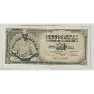 Jugoszlávia 500 Dinar bankjegy