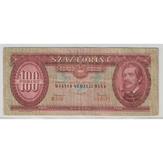 1962 100 forint bankjegy Numizmatika-bankjegyek