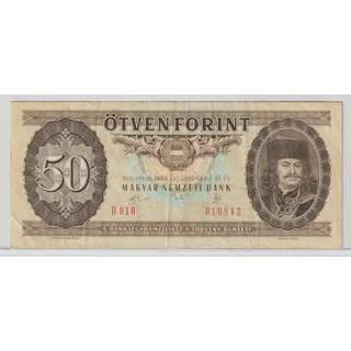 1989 50 Forint bankjegy november D sorozat 
