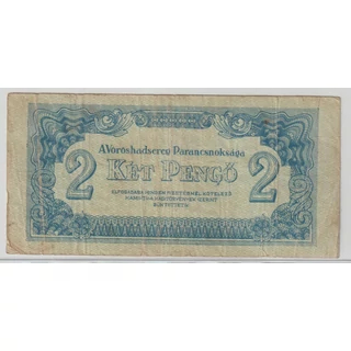 1944 2 Pengő bankjegy - Vörös hadsereg kiadás