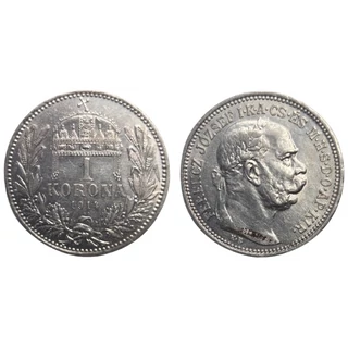 1914 1 korona ezüst érme – Ferenc József – Magyar Királyság