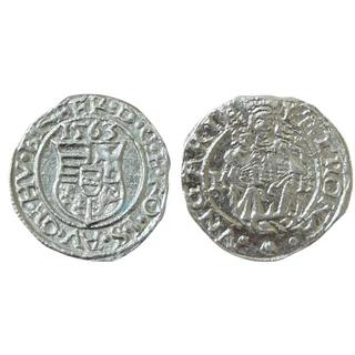 I. Ferdinánd ezüst dénár 1563 K–B – ÉH 748a