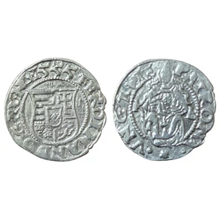 I. Ferdinánd ezüst dénár 1555 K–B – ÉH 745a