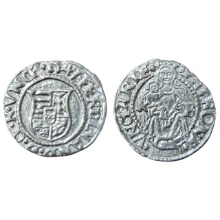 I. Ferdinánd ezüst dénár 1547 K–B – ÉH 745a