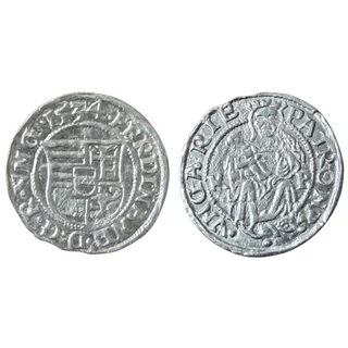I. Ferdinánd ezüst dénár 1534 K–B – ÉH 745a