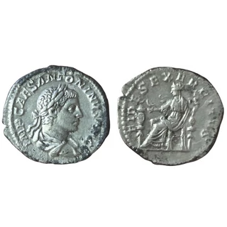 Elagabalus Denarius, római ezüst érme – Kr.u. 219-222, RIC 68