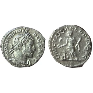 Elagabalus Denarius, római ezüst érme – Kr.u. 218-222, RIC 191