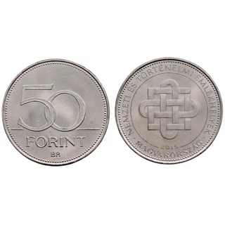 2015 50 forint Nemzeti emlékhelyek verdefényes emlékérme rollniból