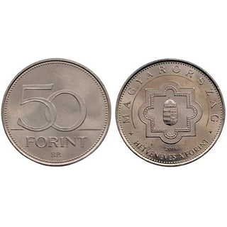 2016 50 forint 70 éves a forint verdefényes emlékérme rollniból Numizmatika - Érmék, érme