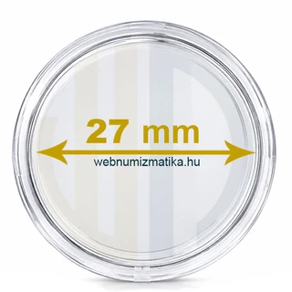 Érmetartó kapszula, Érmekapszula 27 mm belső átmérővel