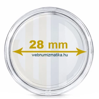 Érmetartó kapszula, Érmekapszula 28 mm belső átmérővel