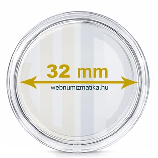 Érmetartó kapszula, Érmekapszula 32 mm belső átmérővel