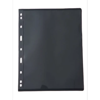Bankjegytartó berakó lapok. 2X1 férőhely, Merev tartású, kétoldalas, fekete háttérrel. A4-es méret