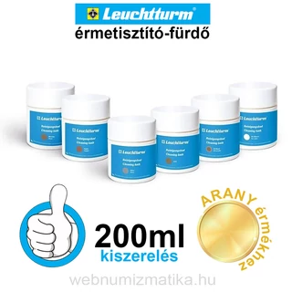 Leuchtturm Érmetisztító-fürdő, arany érmékhez, 200 ml