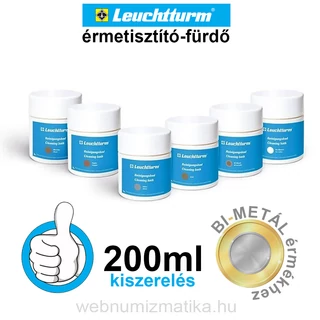 Leuchtturm Érmetisztító-fürdő, bi-metal érmékhez, 200 ml