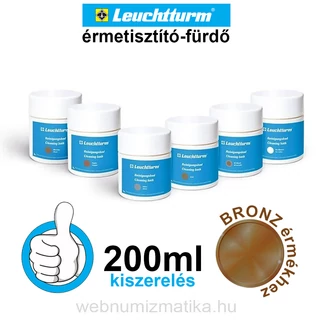 Leuchtturm Érmetisztító-fürdő, bronz érmékhez, 200 ml