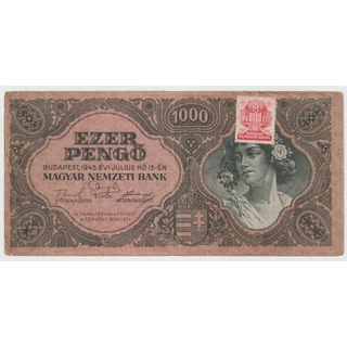 1945 1000 Pengő bankjegy