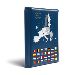Leuchtturm Route zsebalbum 12 euro érmésorhoz, kék