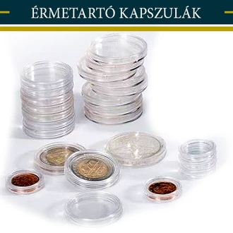 Érmetartó kapszulák, tokok
