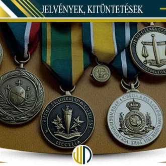 MÉE emlékérmék, Kitüntetések, Jelvények