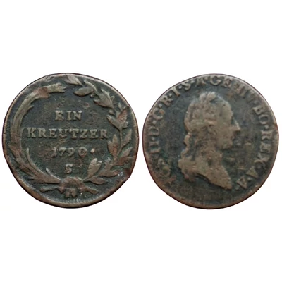 1790 Ein Kreutzer réz érme