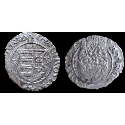 1614 II. Mátyás ezüst dénár érme