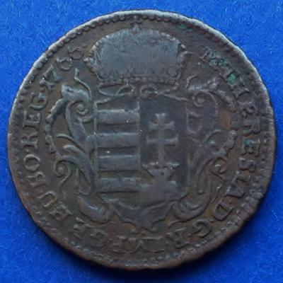 1766 Mária Terézia réz dénár