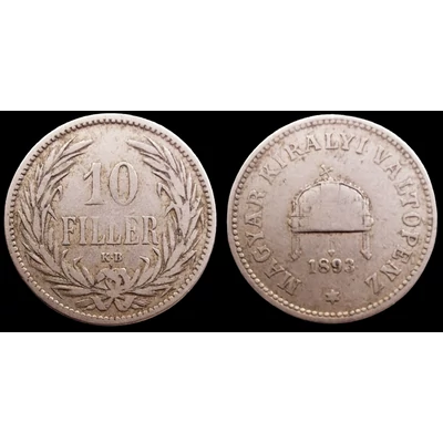 1893 10 Fillér